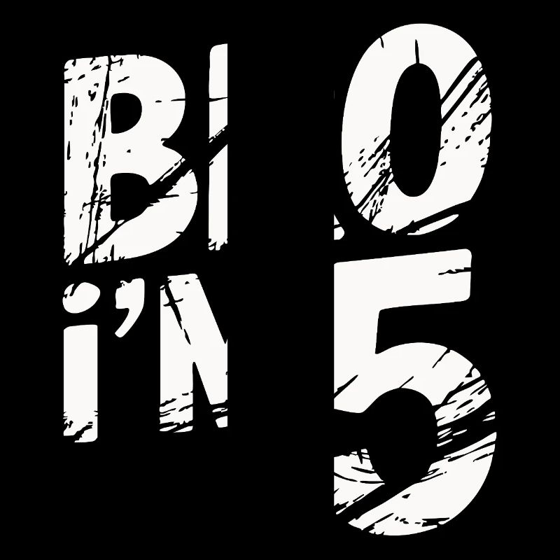 Bro, ich bin 5 – Coole Geburtstags-Design