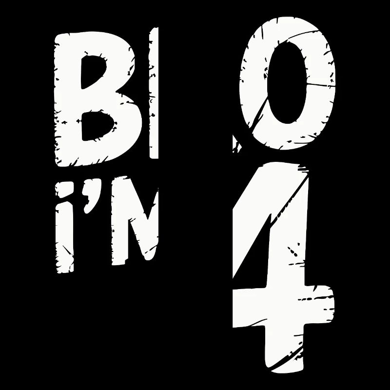 Bro, ich bin 4 – Coole Geburtstags-Design