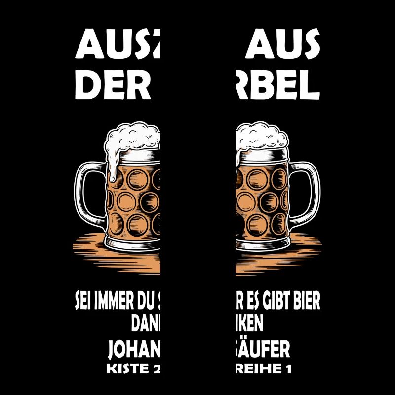 Lustiges Bier Design