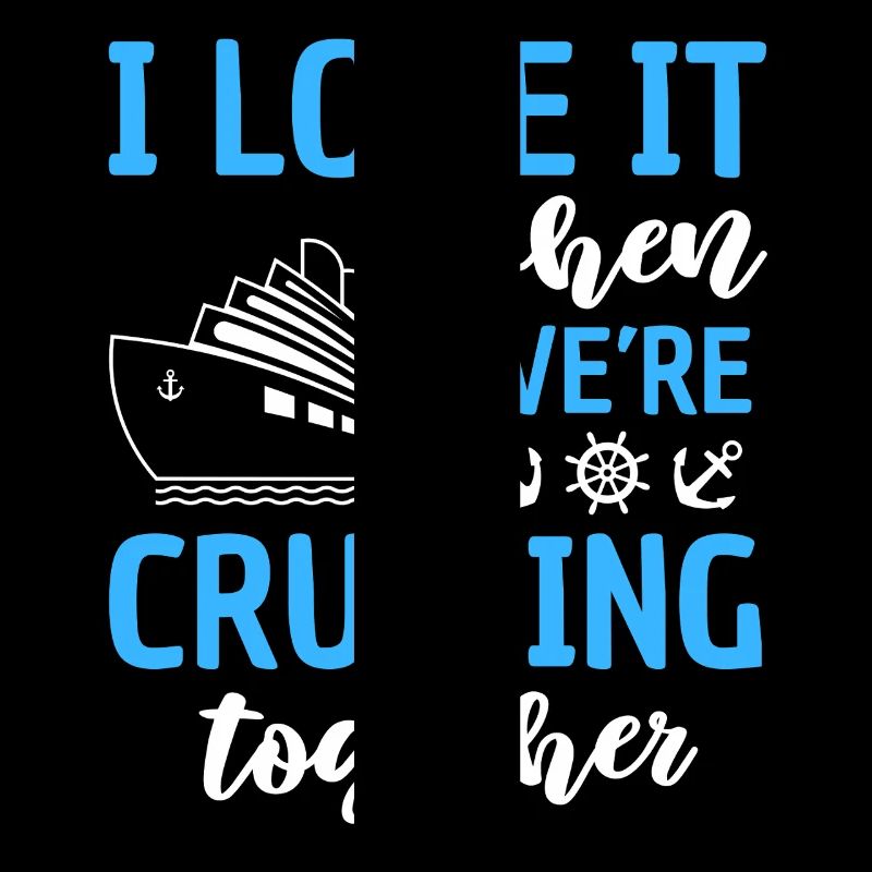 Lustiges Kreuzfahrt Spruchdesign