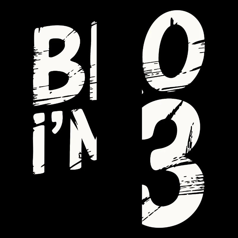 Bro, ich bin 3 – Coole Geburtstags-Design