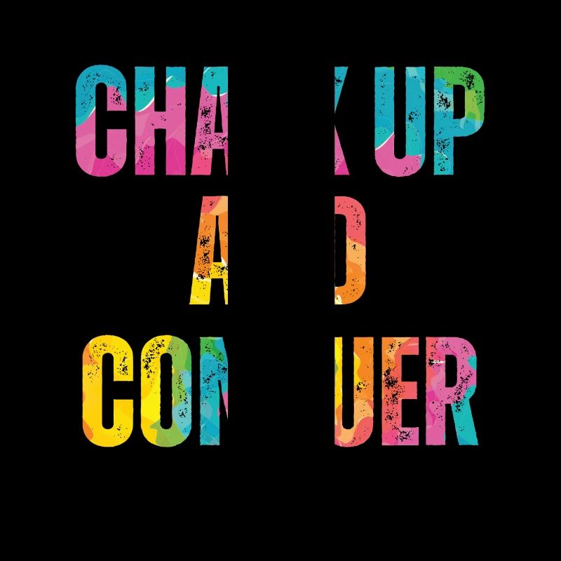 Boulderer Chalk Up Und Conquer Bouldering