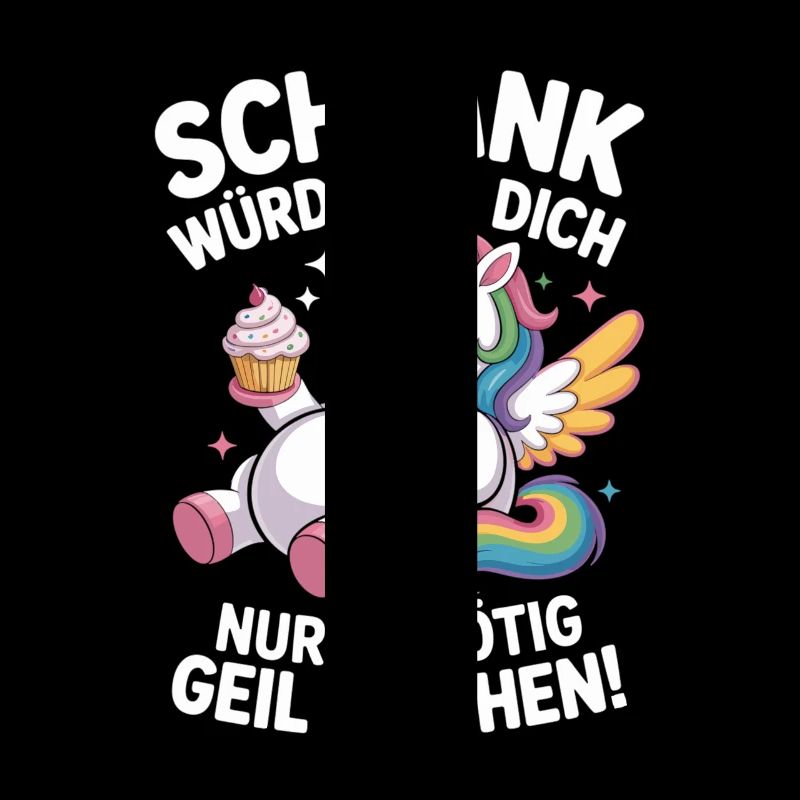 Lustiges Einhorndesign