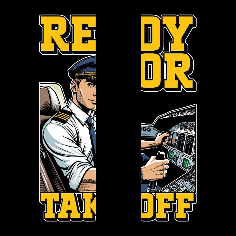 Flight Instructor Ready For Take Off Pilot School