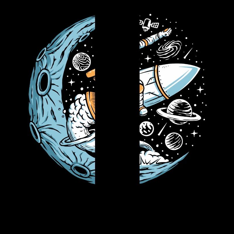 Astronaute à bord d’une fusée dans l’espace