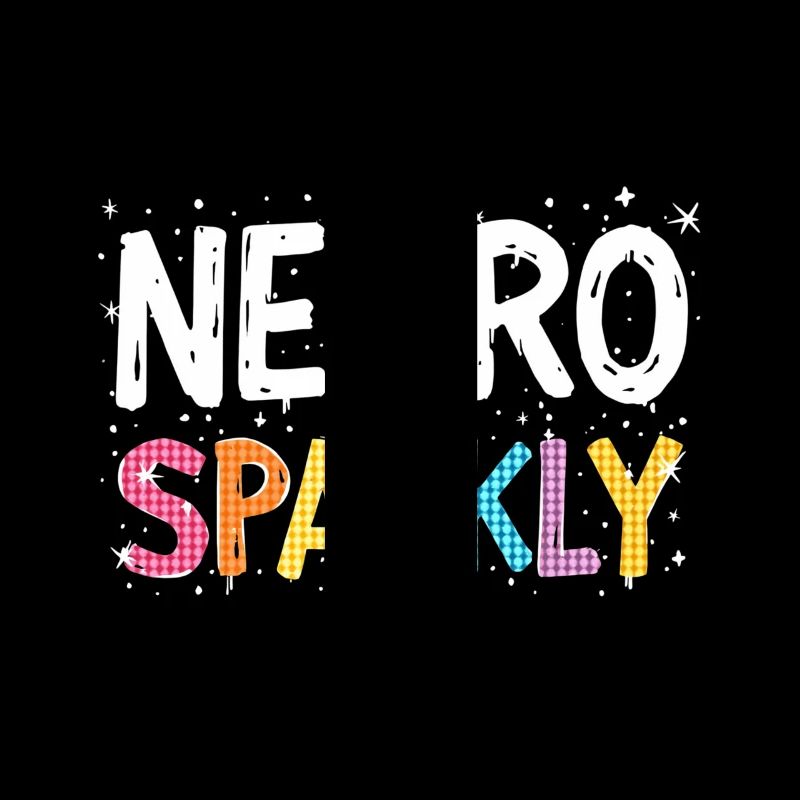 Neuro Sparkly Regenbogen Farben Vielfalt und