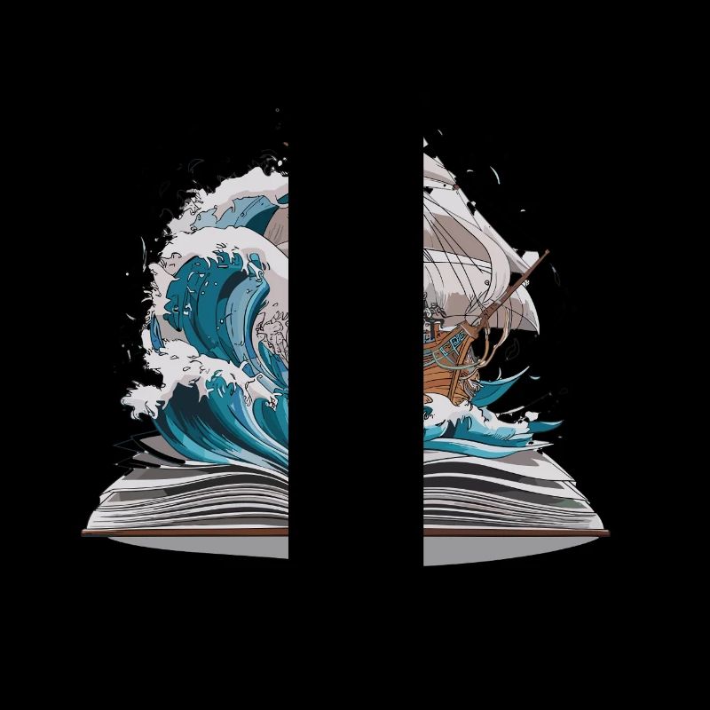 Abenteuerliche Reise Eines Segelschiffs Durch Die