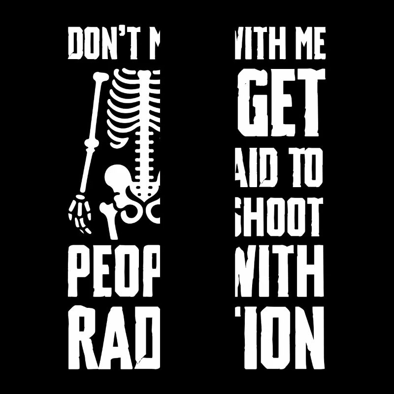 Radiation expert skeleton humor X-ray