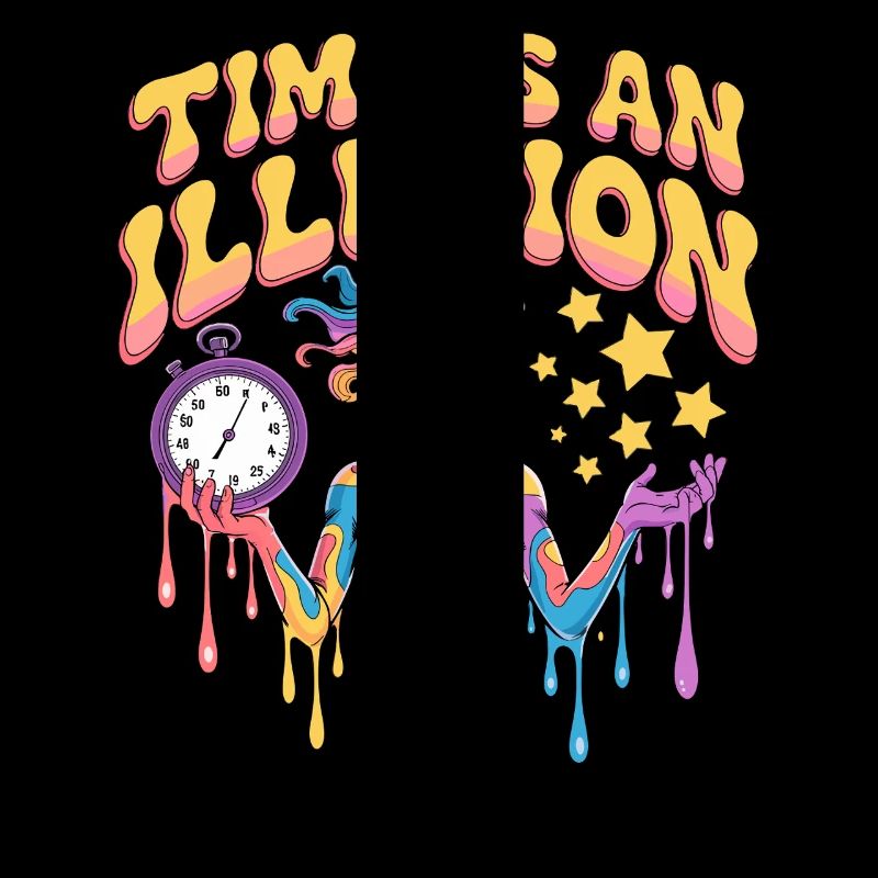 Zeit ist eine Illusion Psychedelisches Design