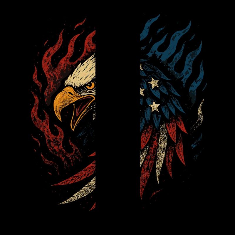 Freedom Eagle - Patriotic Eagle