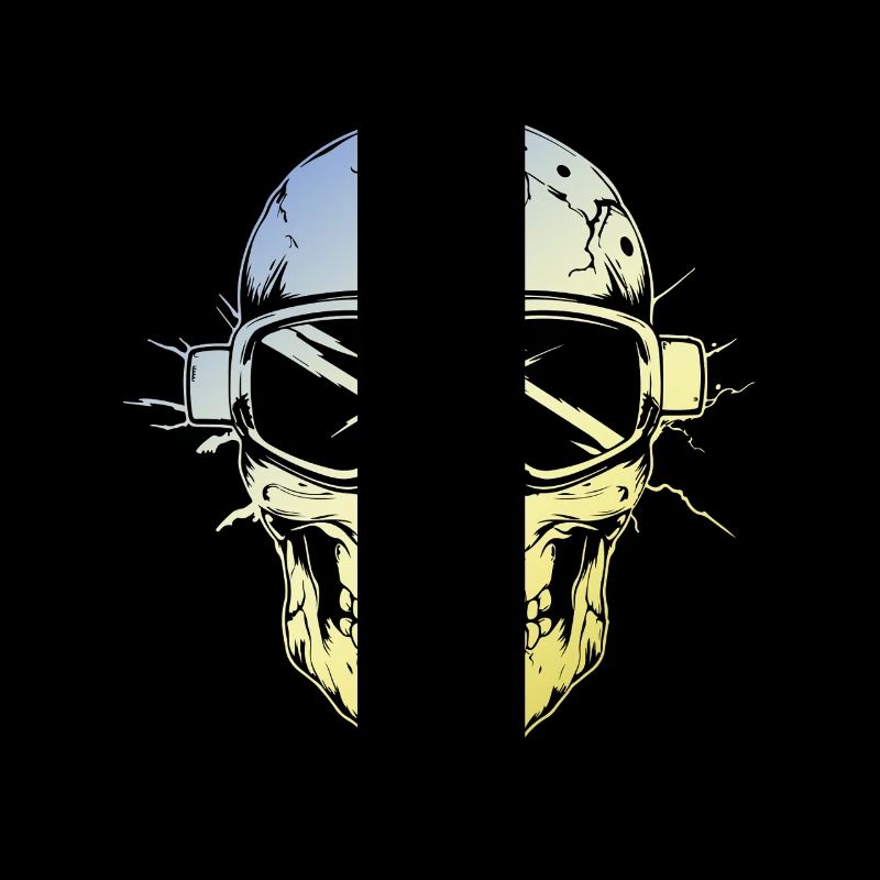 Ski Ski Goggles Skeleton
