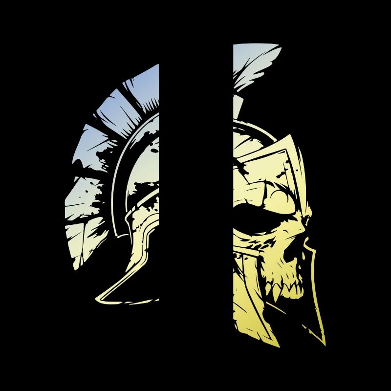Spartan Gladiator Skull