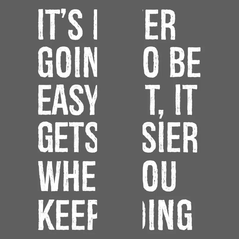 Es wird nie einfach sein, aber es wird einfacher