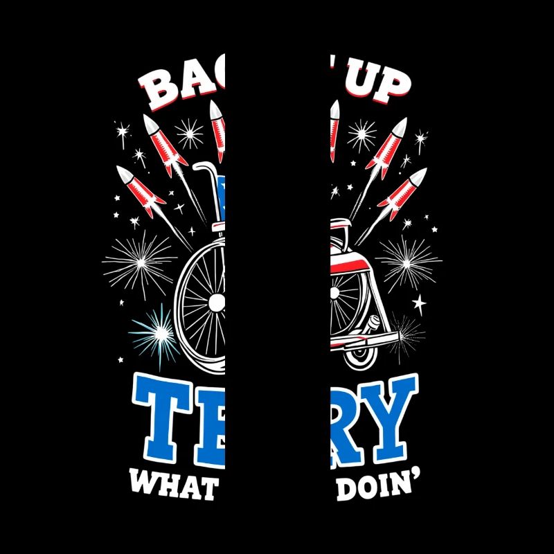 Fauteuil roulant de feux d’artifice Back It Up Terry