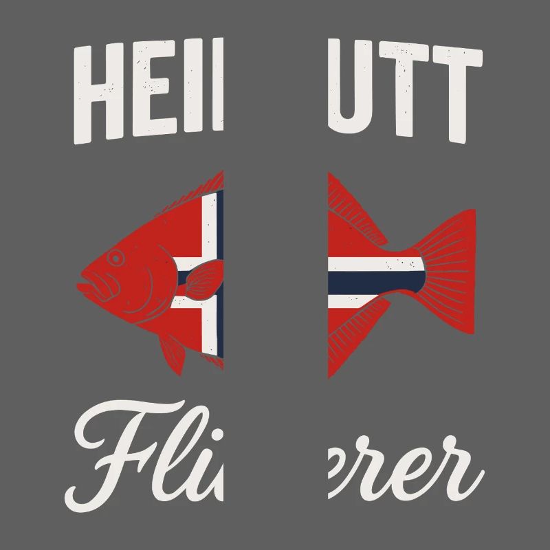 Flétan Whisperer Drapeau de la Norvège