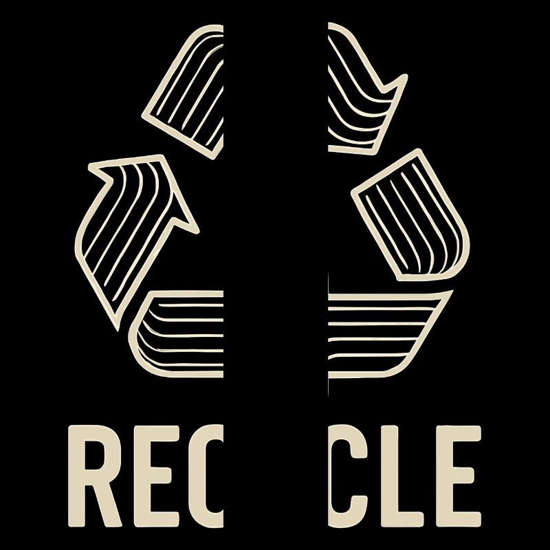 Recycle Symbol Mit Umweltbewusstsein