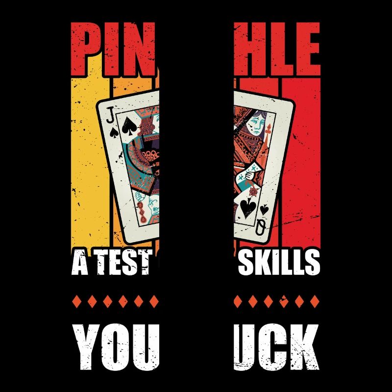 Funny Pinochle Card Player Gift
