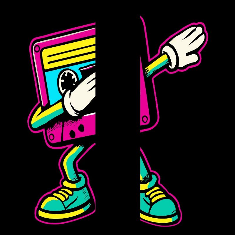 80s 90s Cassette Dabbing