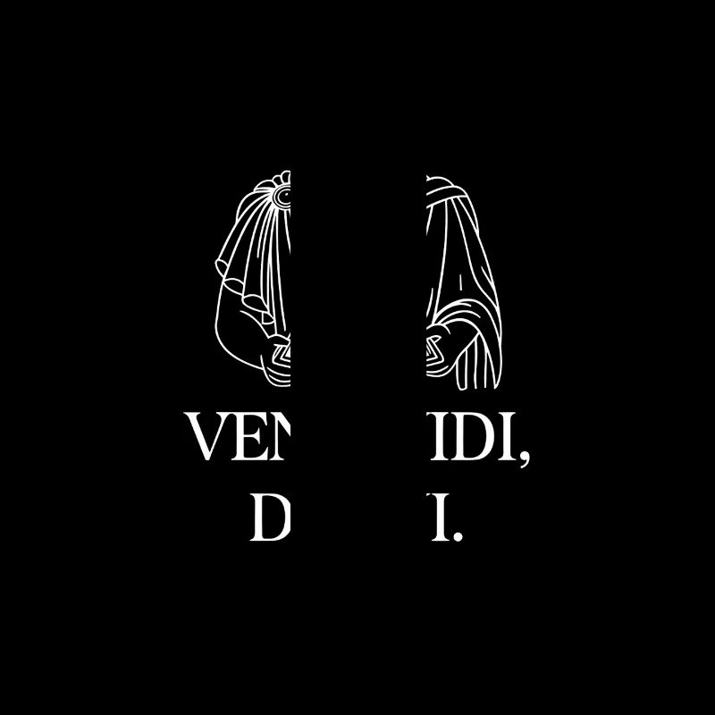 Veni Vedi Docui – Lateinisches Spruch Design