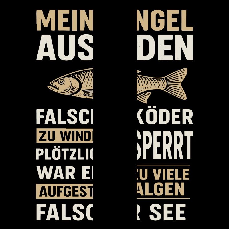 Excuses de pêche – pas de poisson, de nombreuses raisons