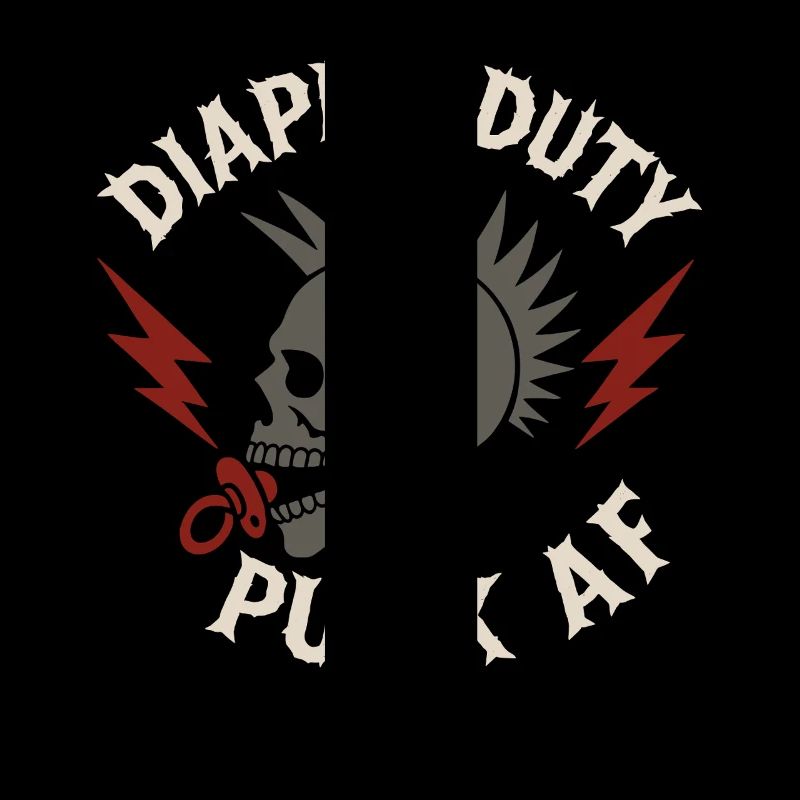 Punk Dad Alternative Vaterschaft Rebellischer