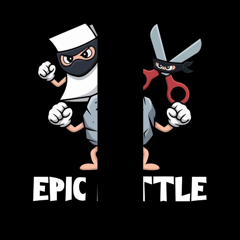 Scissors Stone Paper Kawaii Characters School Game