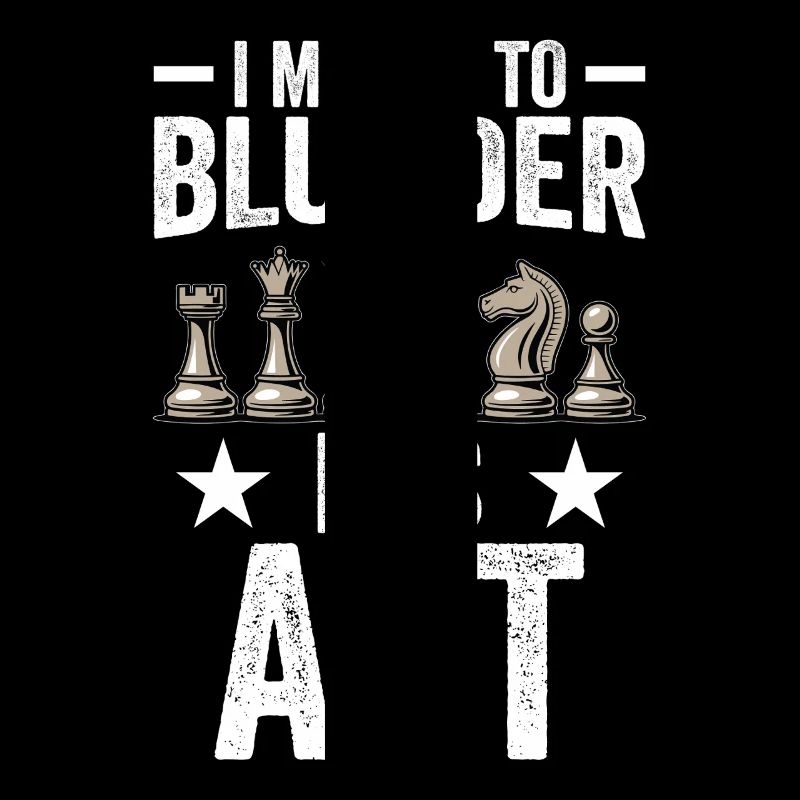 Modern Chess Opening Apparel Blunder Art