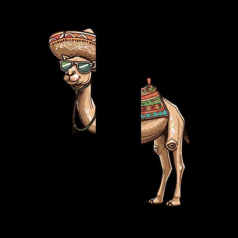 Kamel Comic Lustig Sombrero