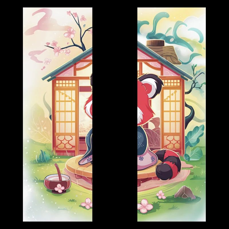 Red Panda Tea Pose