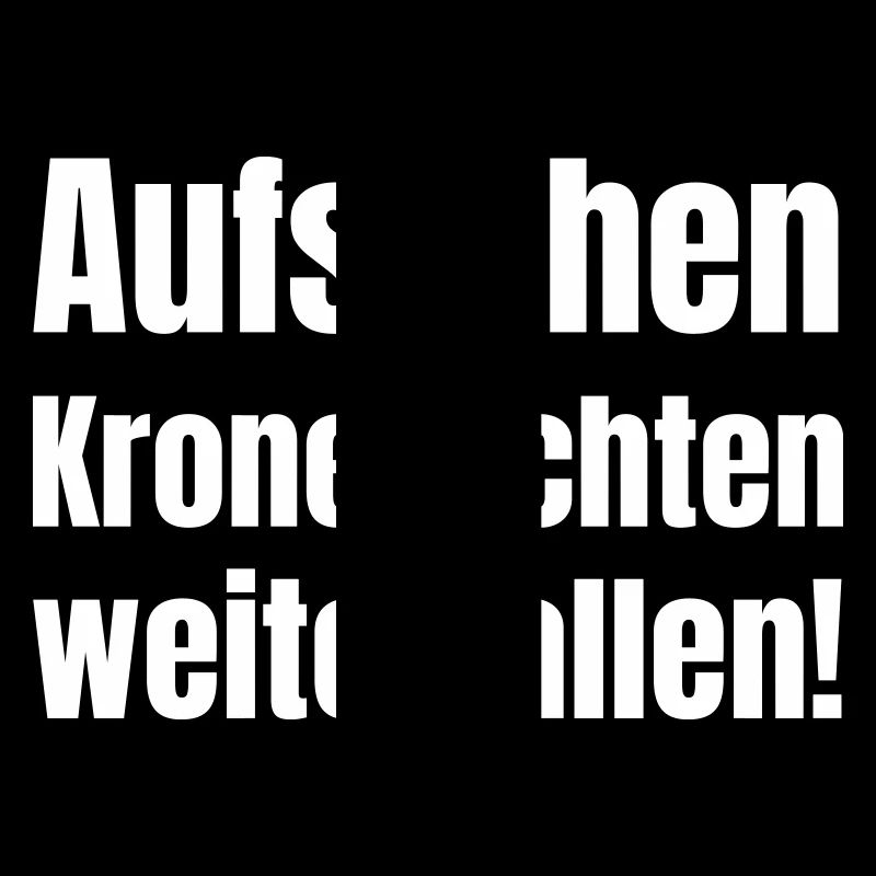 Aufstehen, Krone richten, weiterfallen