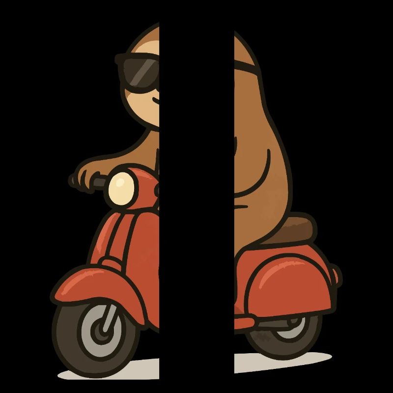 faultier comic moped