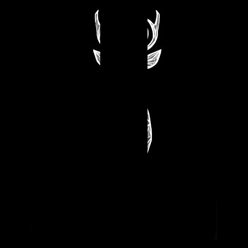 Silhouette d’animal géométrique