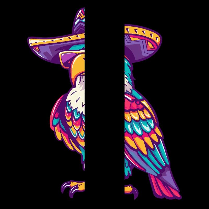 Eagle Comic Funny Sombrero