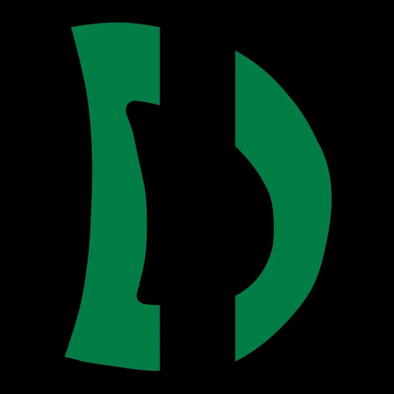 Buchstabe D Comic Cartoon