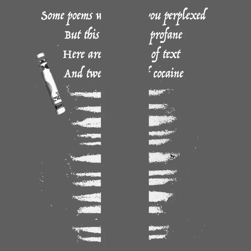 Profane Cocaine Poem