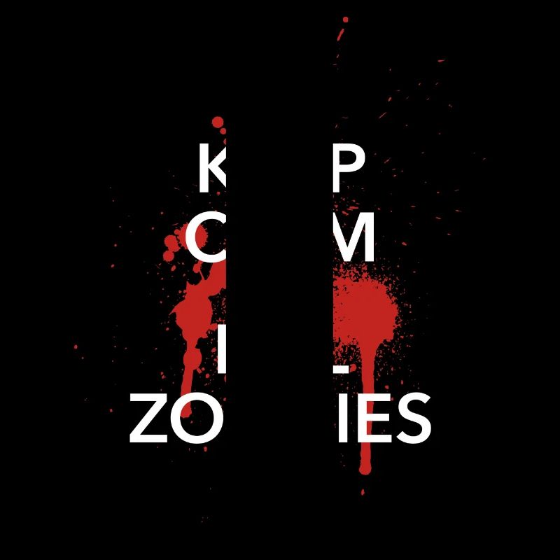 keep calm and kill zombies Halloween Blut Krone