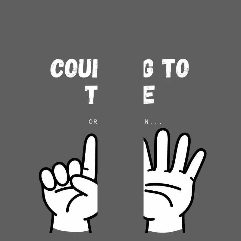 I'm counting to three