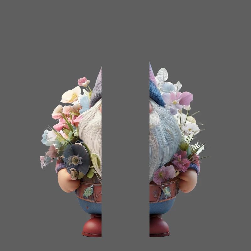 Gartenzwerg Design Blumenflüsterer