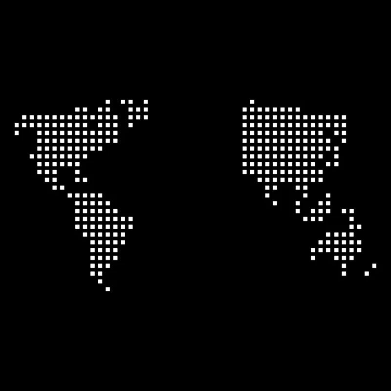 Pixel World Map