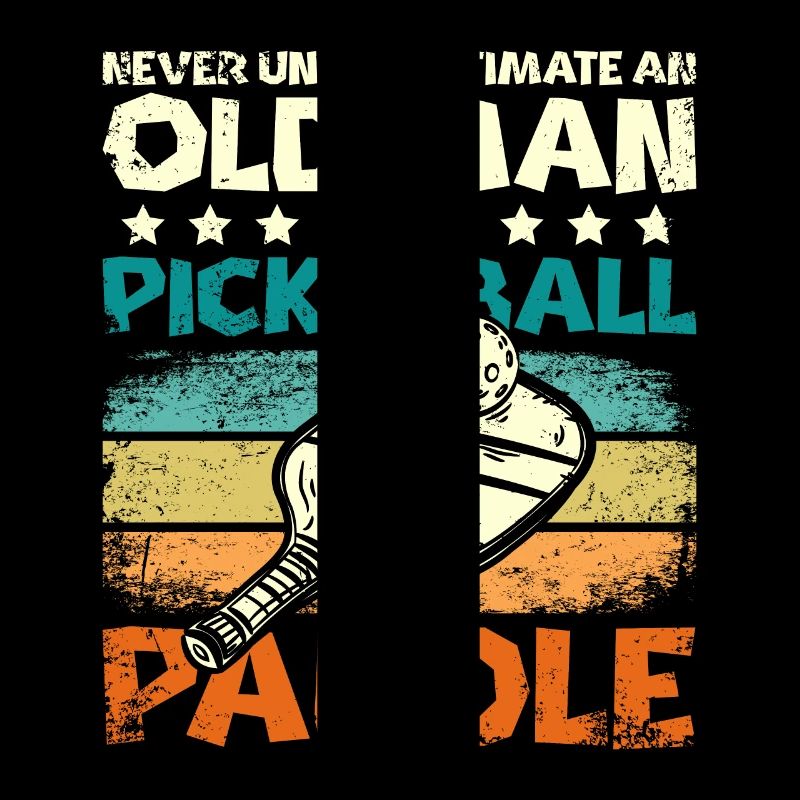 Underestimate an old man with a Pickleball paddle