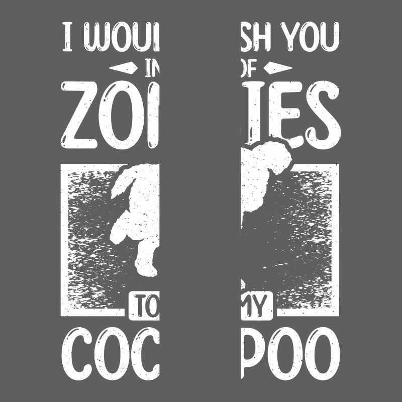 Vous pousser devant les zombies pour sauver mon cockapoo