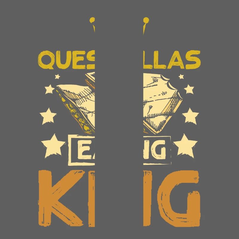 Quesadillas mangeant roi