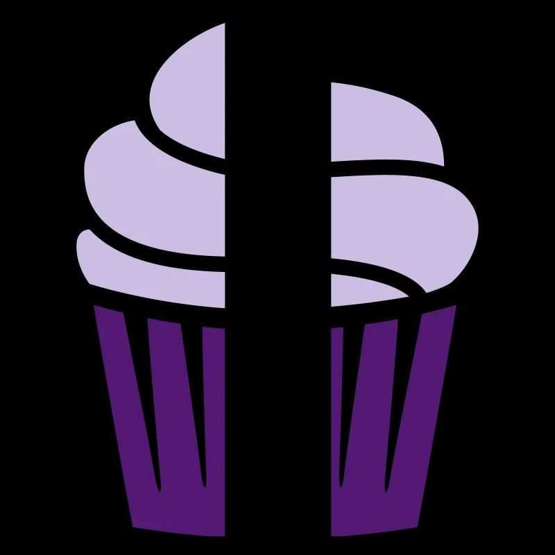 cupcake two-colored