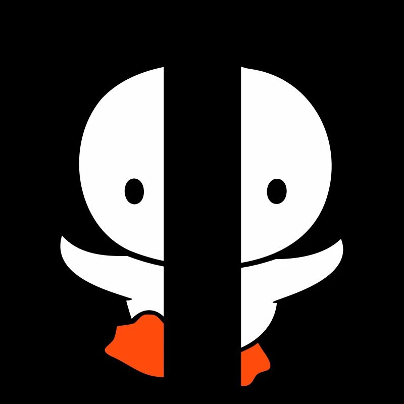 Duck running fast wants to fly cute flutter