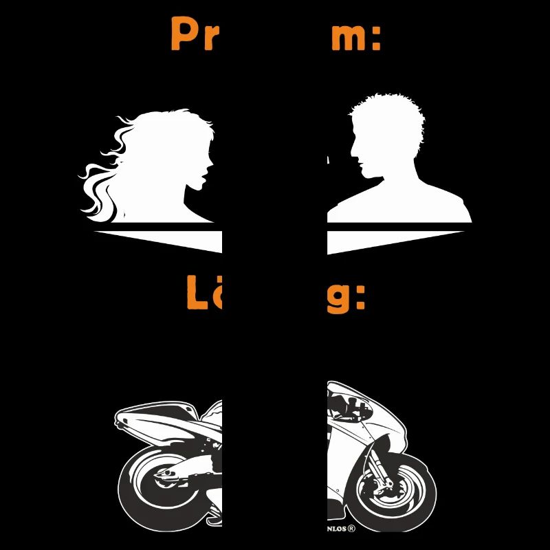 MD - Biker Shirt - Problem Frau BLA BLA BLA -