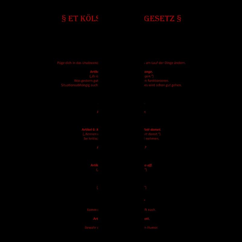 Et Kölsche Basic Law - Et Kölsche Basic Law