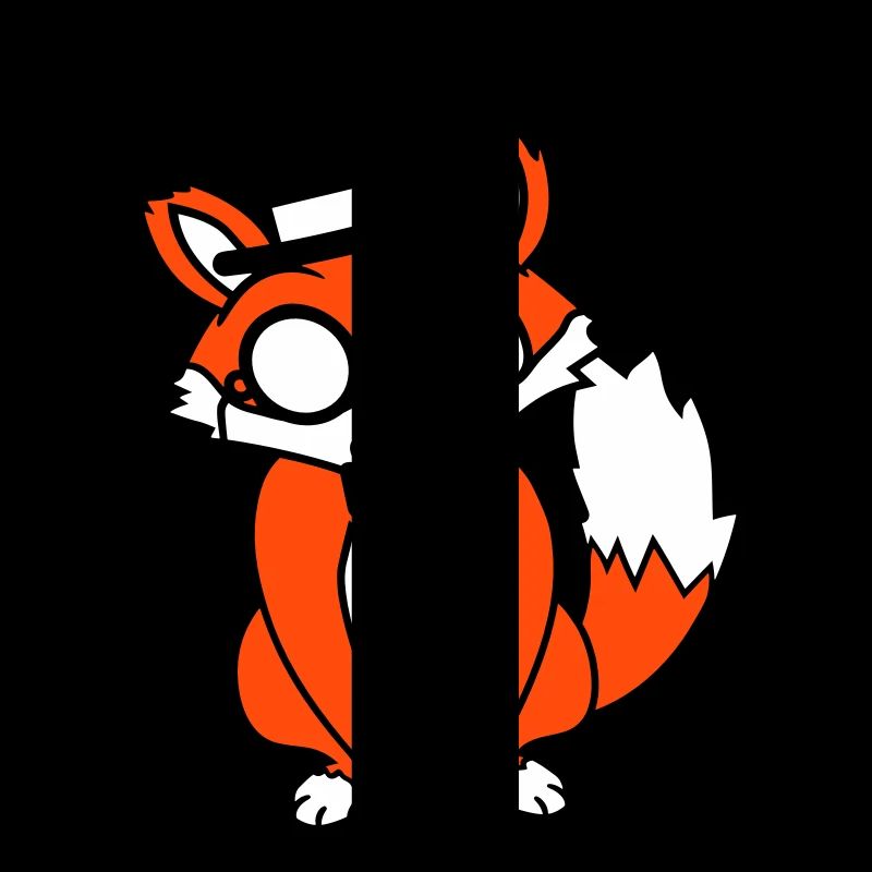 Fox Red Fox Sir Mr. Top Hat Monocle Glasses