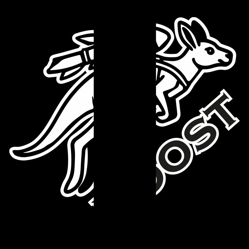 Känguru mit Jetpack - Boost Design