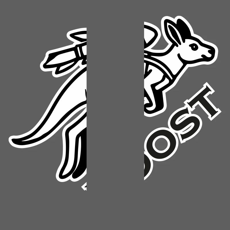 Kangaroo With Jetpack - Boost Design