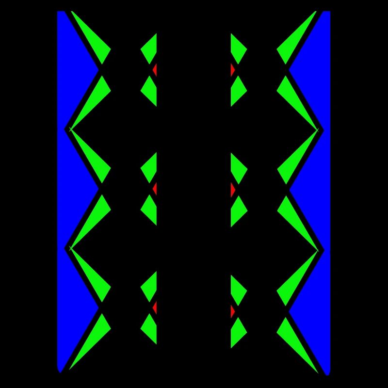 Mehrfarbiges, einzigartiges Design